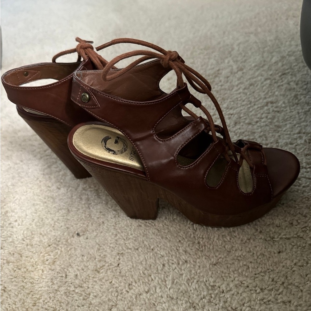 Brown Guess wedges